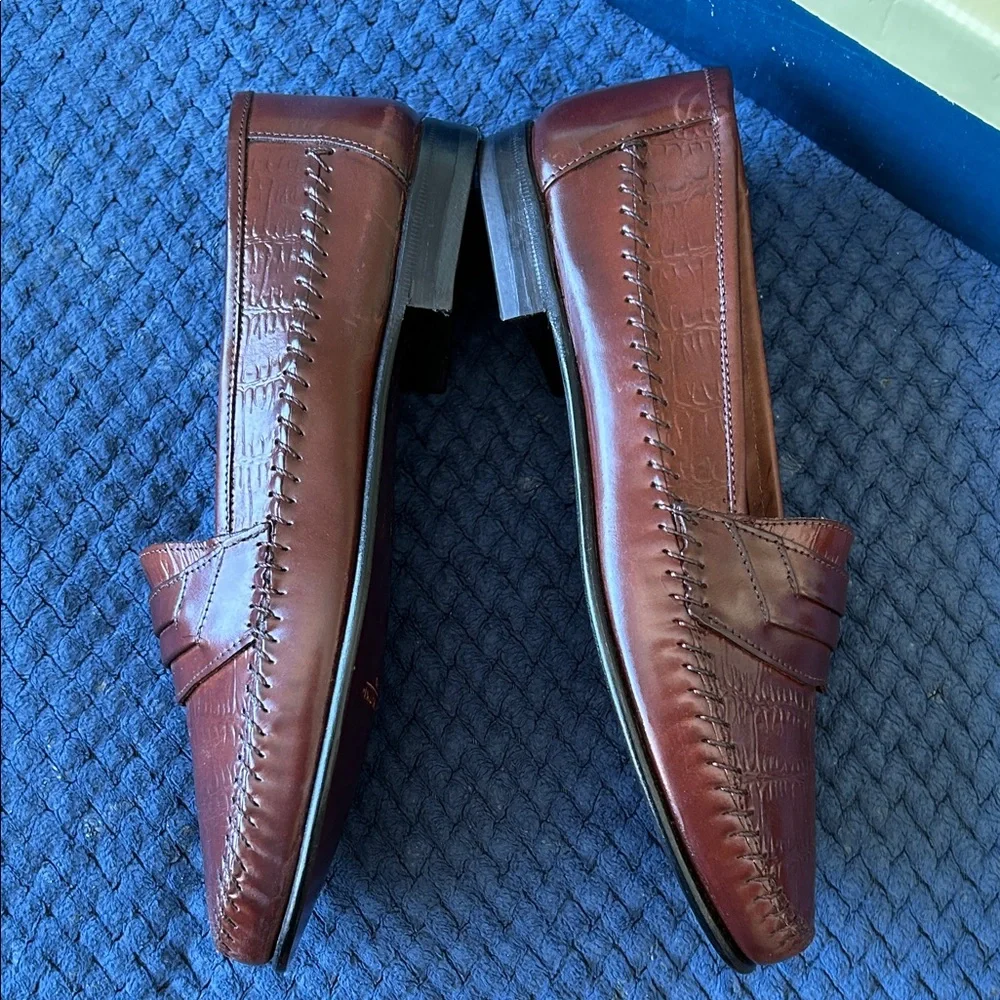 Giorgio Brutini Men's brown loafers - Picture 7 of 8